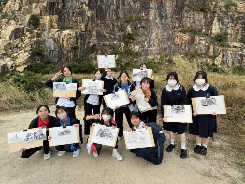 Outdoor Sketching Activity at Lei Yue Mun